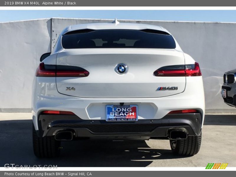 Alpine White / Black 2019 BMW X4 M40i