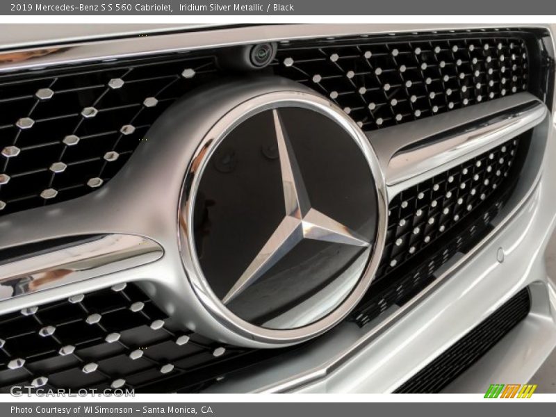 Iridium Silver Metallic / Black 2019 Mercedes-Benz S S 560 Cabriolet