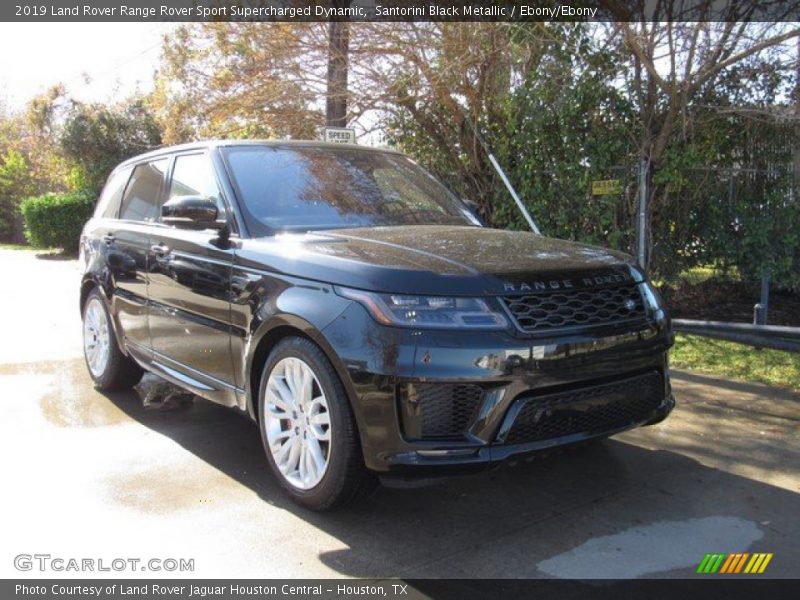 Santorini Black Metallic / Ebony/Ebony 2019 Land Rover Range Rover Sport Supercharged Dynamic