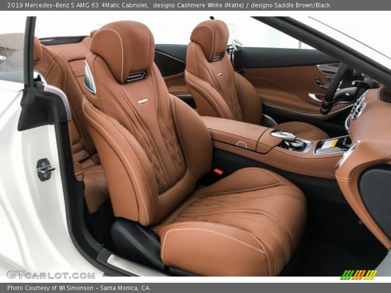  2019 S AMG 63 4Matic Cabriolet designo Saddle Brown/Black Interior