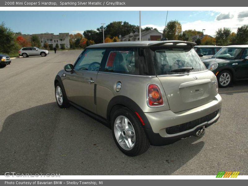 Sparkling Silver Metallic / Grey/Black 2008 Mini Cooper S Hardtop