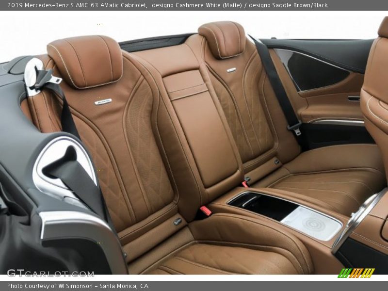 Rear Seat of 2019 S AMG 63 4Matic Cabriolet