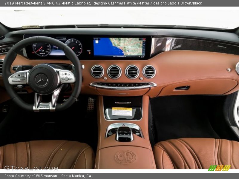 Dashboard of 2019 S AMG 63 4Matic Cabriolet