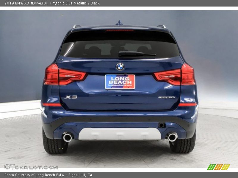 Phytonic Blue Metallic / Black 2019 BMW X3 sDrive30i