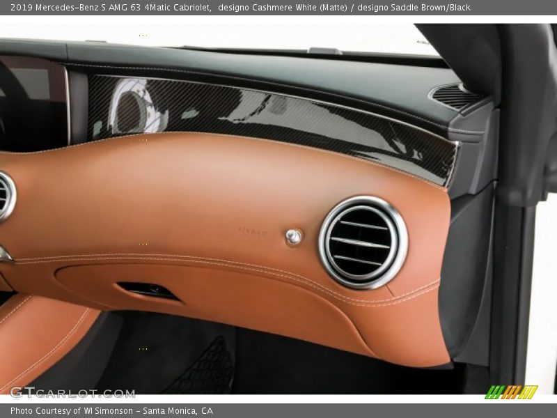 Dashboard of 2019 S AMG 63 4Matic Cabriolet