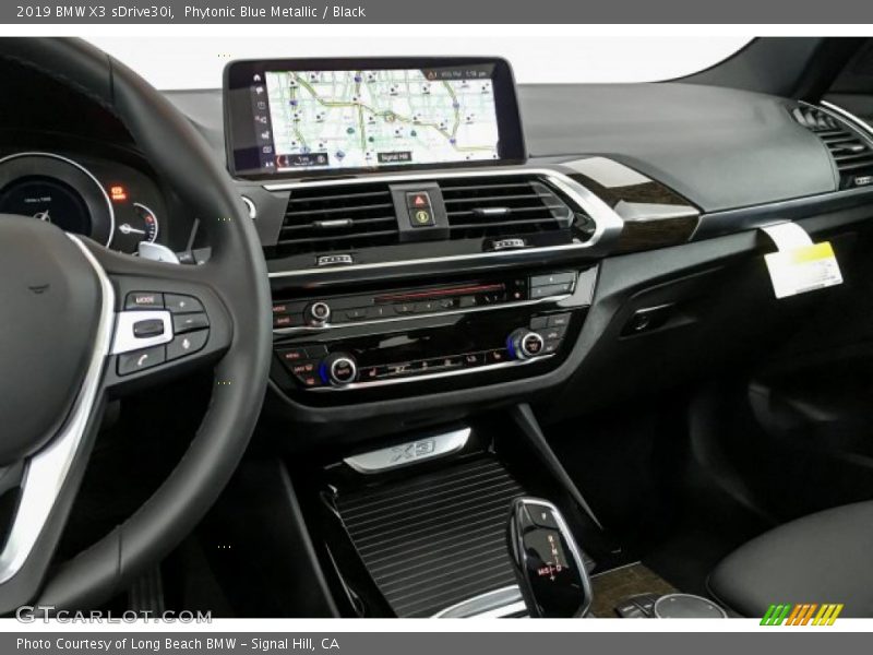Phytonic Blue Metallic / Black 2019 BMW X3 sDrive30i