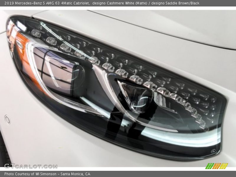 designo Cashmere White (Matte) / designo Saddle Brown/Black 2019 Mercedes-Benz S AMG 63 4Matic Cabriolet