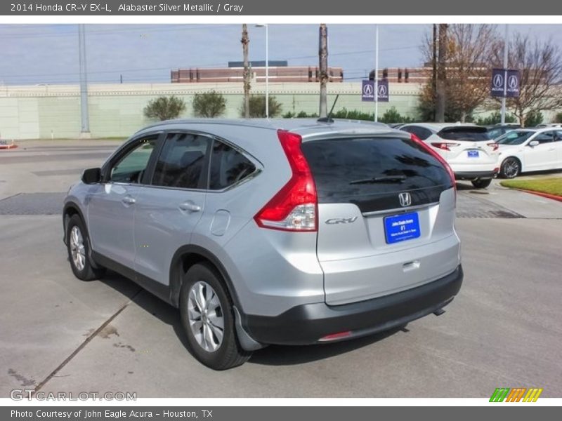 Alabaster Silver Metallic / Gray 2014 Honda CR-V EX-L