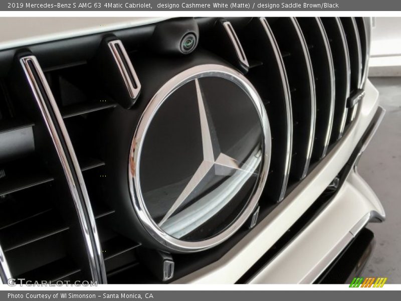 designo Cashmere White (Matte) / designo Saddle Brown/Black 2019 Mercedes-Benz S AMG 63 4Matic Cabriolet
