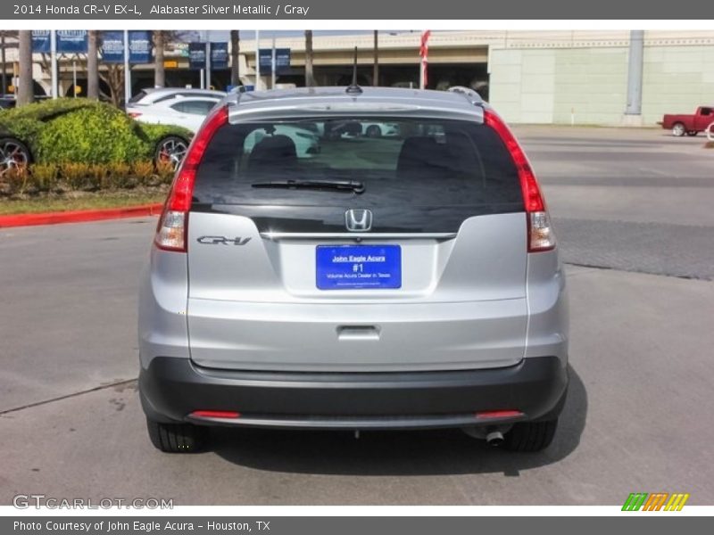 Alabaster Silver Metallic / Gray 2014 Honda CR-V EX-L