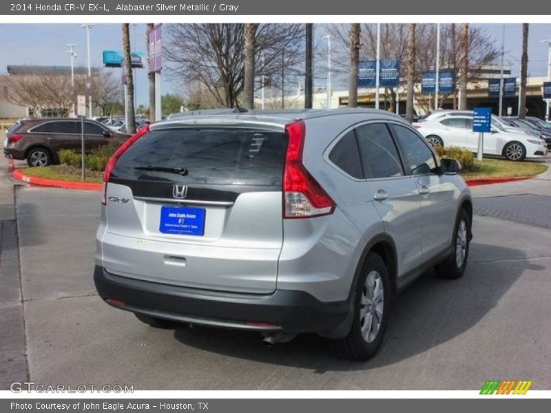 Alabaster Silver Metallic / Gray 2014 Honda CR-V EX-L
