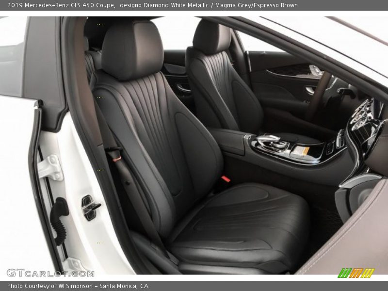 designo Diamond White Metallic / Magma Grey/Espresso Brown 2019 Mercedes-Benz CLS 450 Coupe
