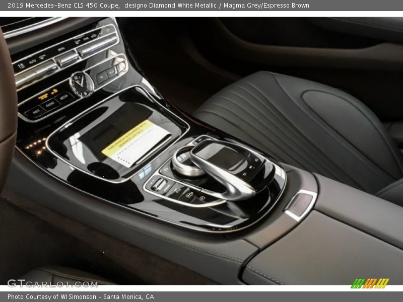 designo Diamond White Metallic / Magma Grey/Espresso Brown 2019 Mercedes-Benz CLS 450 Coupe