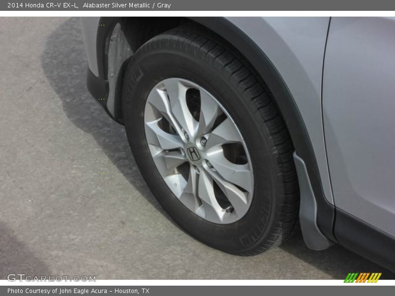 Alabaster Silver Metallic / Gray 2014 Honda CR-V EX-L