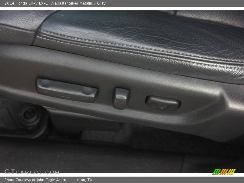 Alabaster Silver Metallic / Gray 2014 Honda CR-V EX-L