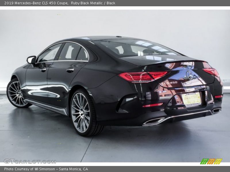 Ruby Black Metallic / Black 2019 Mercedes-Benz CLS 450 Coupe