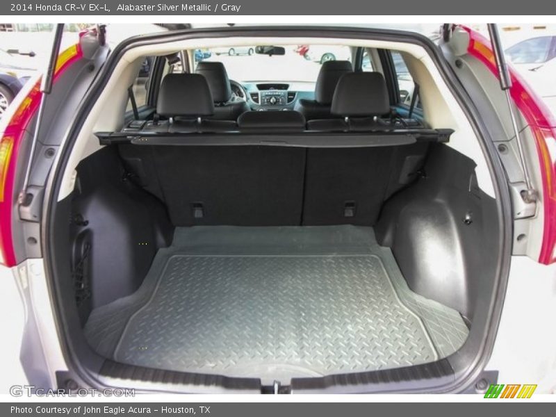 Alabaster Silver Metallic / Gray 2014 Honda CR-V EX-L