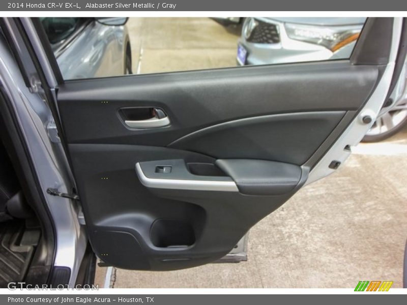 Alabaster Silver Metallic / Gray 2014 Honda CR-V EX-L