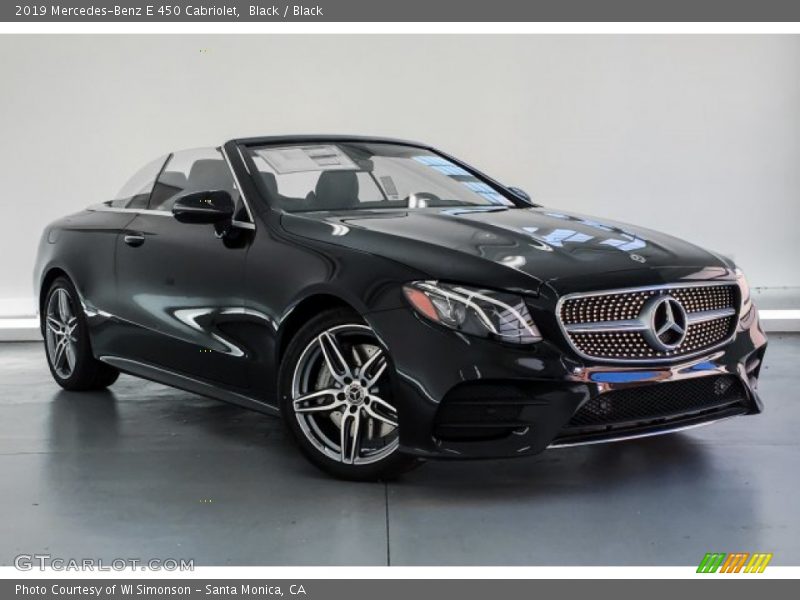 Black / Black 2019 Mercedes-Benz E 450 Cabriolet