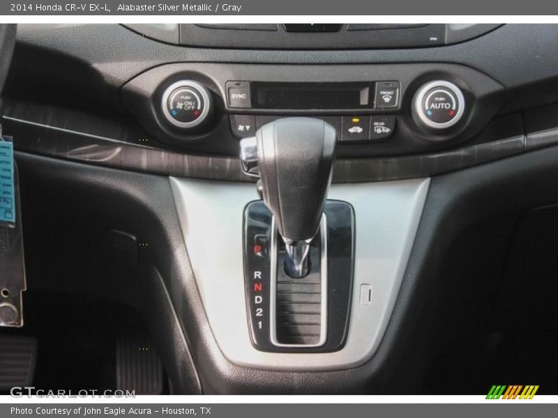Alabaster Silver Metallic / Gray 2014 Honda CR-V EX-L
