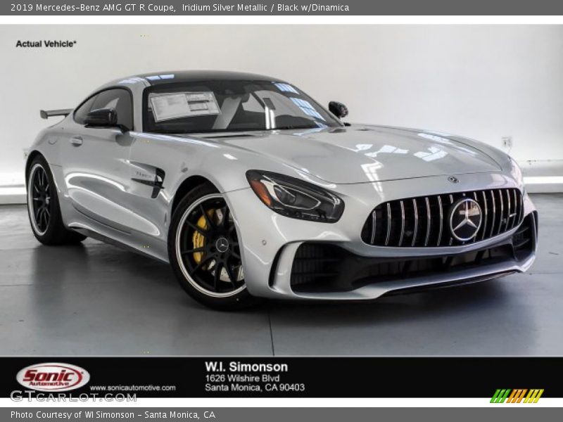 Iridium Silver Metallic / Black w/Dinamica 2019 Mercedes-Benz AMG GT R Coupe