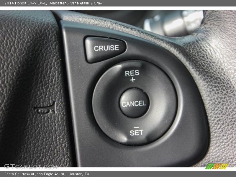 Alabaster Silver Metallic / Gray 2014 Honda CR-V EX-L
