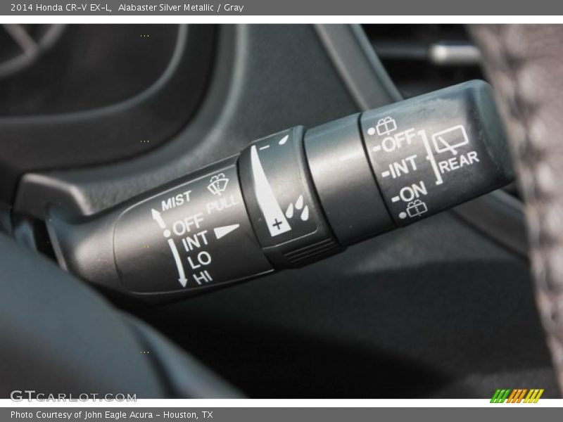Alabaster Silver Metallic / Gray 2014 Honda CR-V EX-L