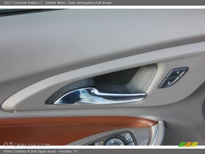 Summit White / Dark Atmosphere/Loft Brown 2017 Chevrolet Malibu LT