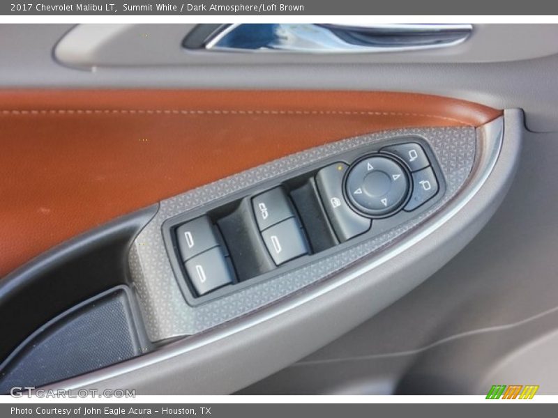 Summit White / Dark Atmosphere/Loft Brown 2017 Chevrolet Malibu LT