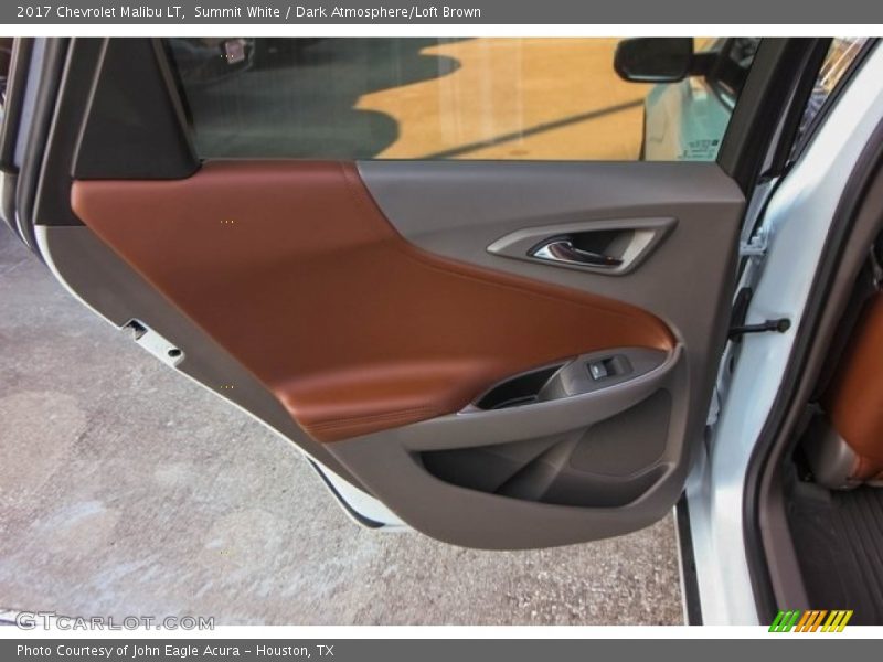 Summit White / Dark Atmosphere/Loft Brown 2017 Chevrolet Malibu LT