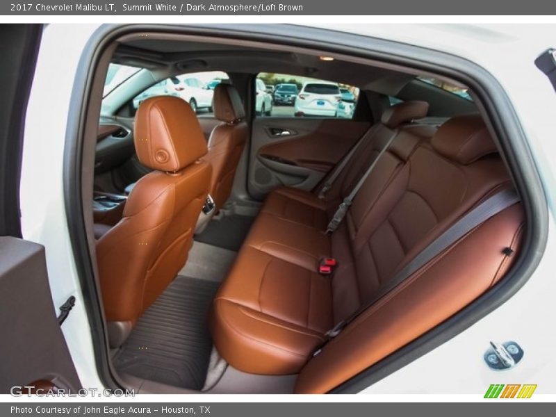 Summit White / Dark Atmosphere/Loft Brown 2017 Chevrolet Malibu LT