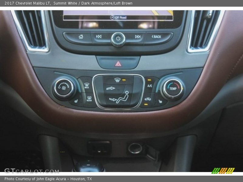 Summit White / Dark Atmosphere/Loft Brown 2017 Chevrolet Malibu LT