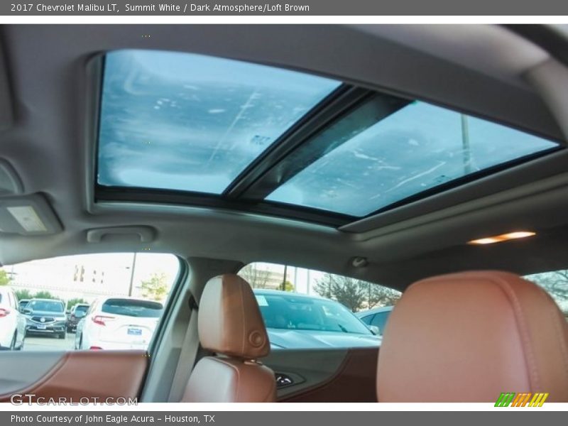 Summit White / Dark Atmosphere/Loft Brown 2017 Chevrolet Malibu LT