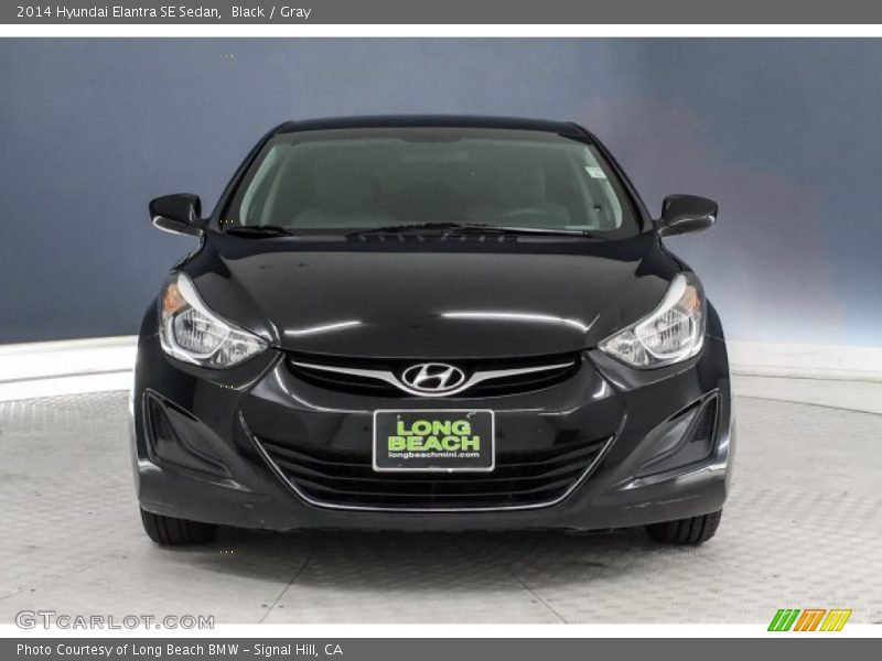 Black / Gray 2014 Hyundai Elantra SE Sedan