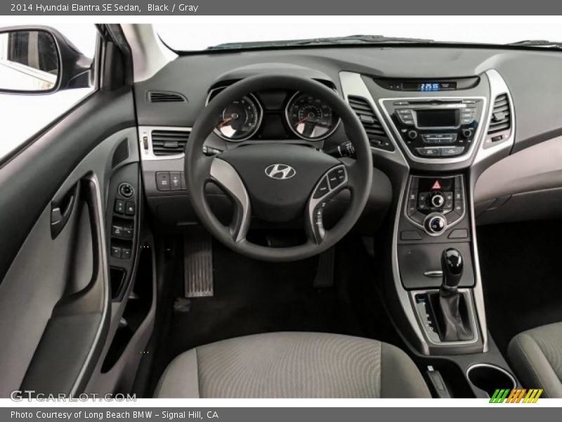 Black / Gray 2014 Hyundai Elantra SE Sedan