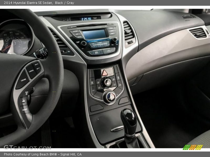 Black / Gray 2014 Hyundai Elantra SE Sedan