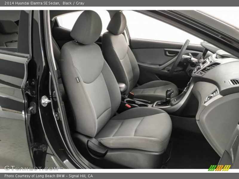 Black / Gray 2014 Hyundai Elantra SE Sedan