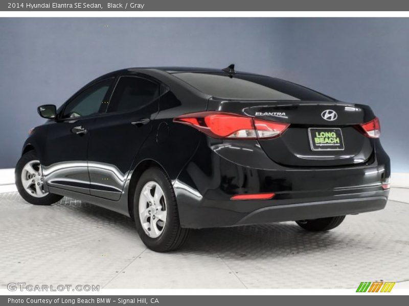 Black / Gray 2014 Hyundai Elantra SE Sedan