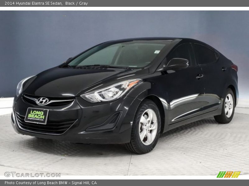 Black / Gray 2014 Hyundai Elantra SE Sedan