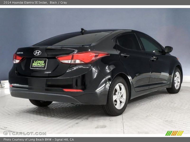 Black / Gray 2014 Hyundai Elantra SE Sedan