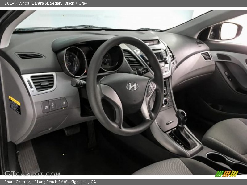 Black / Gray 2014 Hyundai Elantra SE Sedan