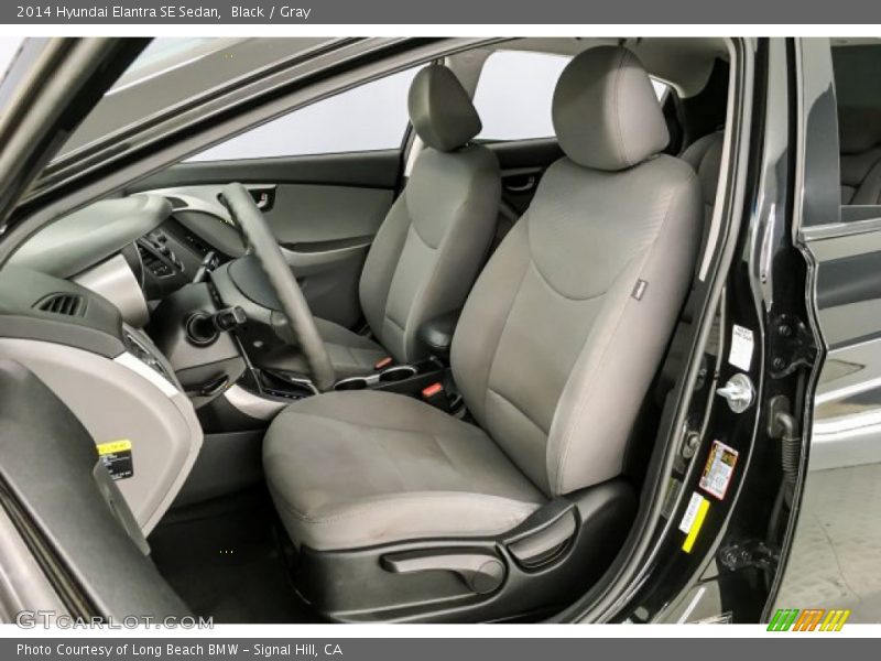 Black / Gray 2014 Hyundai Elantra SE Sedan