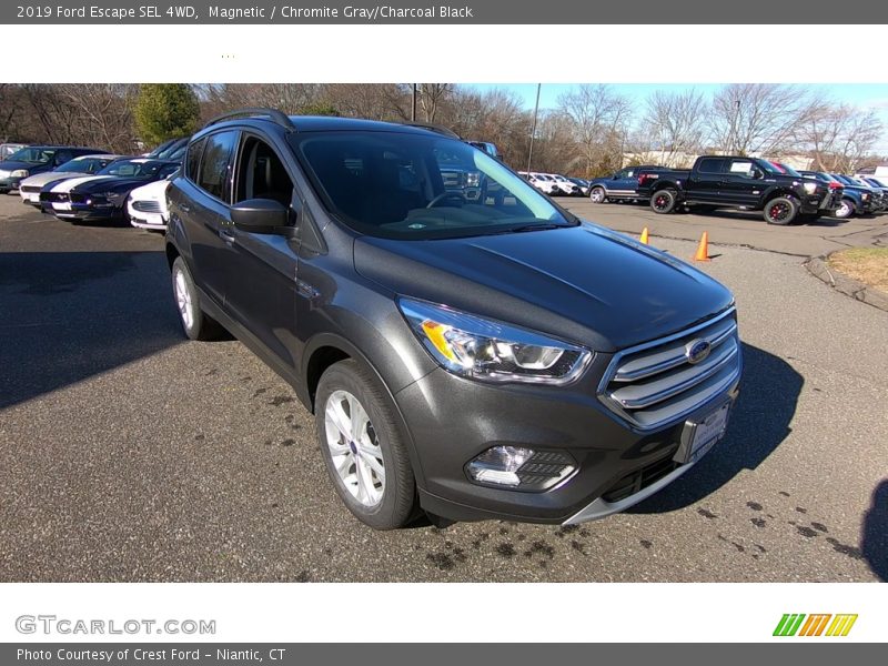 Magnetic / Chromite Gray/Charcoal Black 2019 Ford Escape SEL 4WD