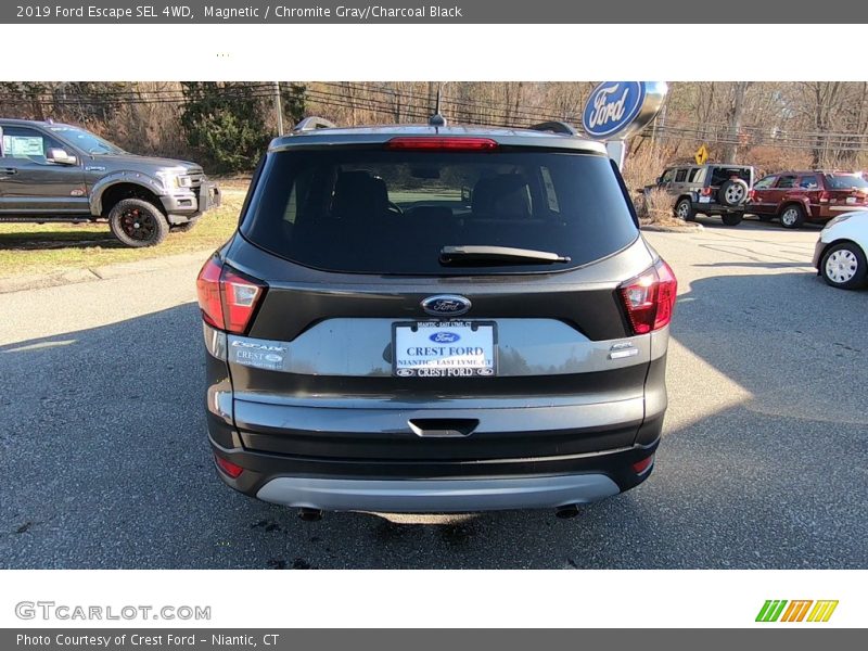 Magnetic / Chromite Gray/Charcoal Black 2019 Ford Escape SEL 4WD