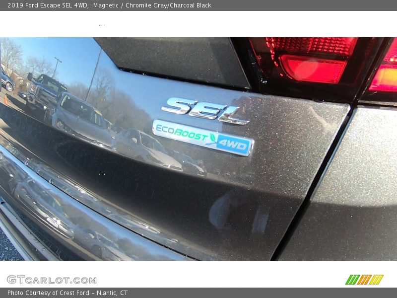 Magnetic / Chromite Gray/Charcoal Black 2019 Ford Escape SEL 4WD
