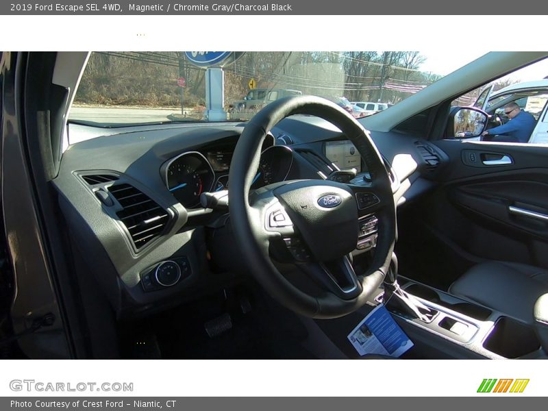 Magnetic / Chromite Gray/Charcoal Black 2019 Ford Escape SEL 4WD