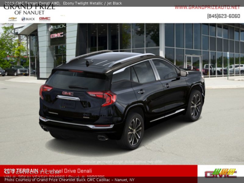 Ebony Twilight Metallic / Jet Black 2019 GMC Terrain Denali AWD