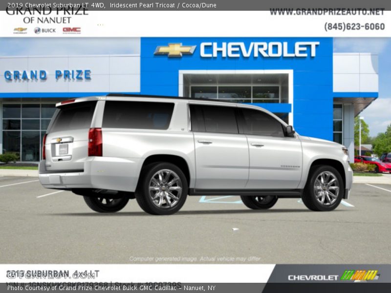 Iridescent Pearl Tricoat / Cocoa/Dune 2019 Chevrolet Suburban LT 4WD