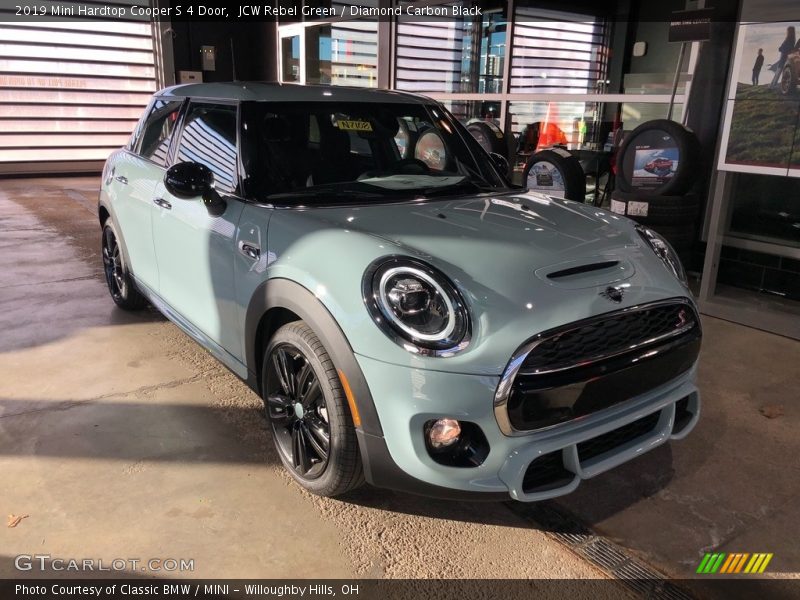 JCW Rebel Green / Diamond Carbon Black 2019 Mini Hardtop Cooper S 4 Door