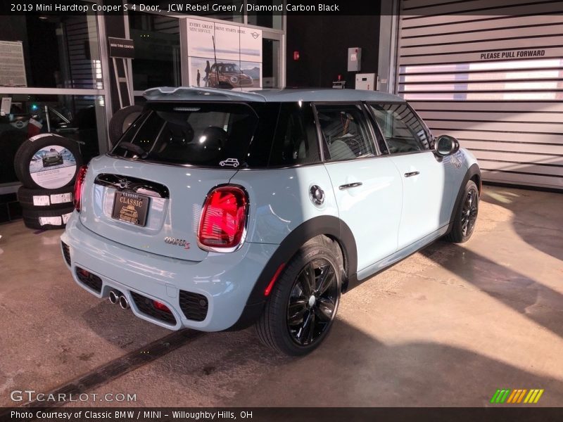 JCW Rebel Green / Diamond Carbon Black 2019 Mini Hardtop Cooper S 4 Door